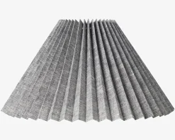 Plisseskærm Sort Nistret 25 cm