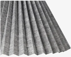 Plisseskærm Sort Nistret 15 cm