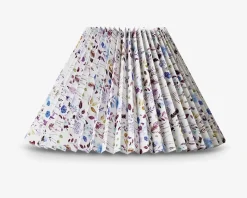 Plisséskærm Blomster Blå 21 cm