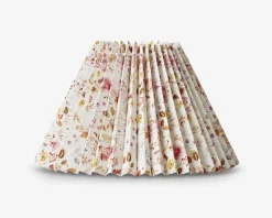 Plisséskærm Blomster Rød 17 cm