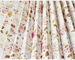 Plisséskærm Blomster Rød 17 cm