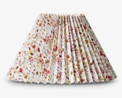 Plisséskærm Blomster Rød 21 cm