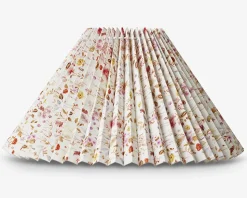 Plisséskærm Blomster Rød 23 cm