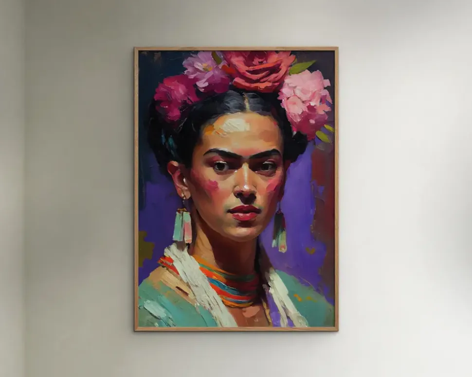 Portrait of Frida 30x40 cm
