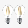 Pære Filament E27 60W 2-Pak