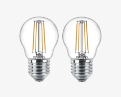 Pære Filament Krone E27 40W 2-Pak