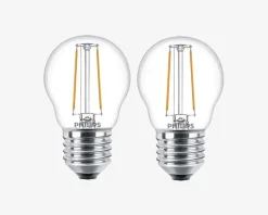 Pære Filament Krone E27 25W 2-Pak