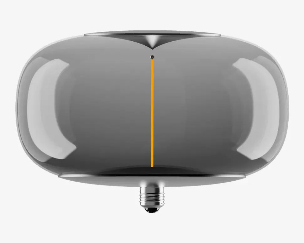 Pære Vintage ellipse smoke E27 H.21 cm