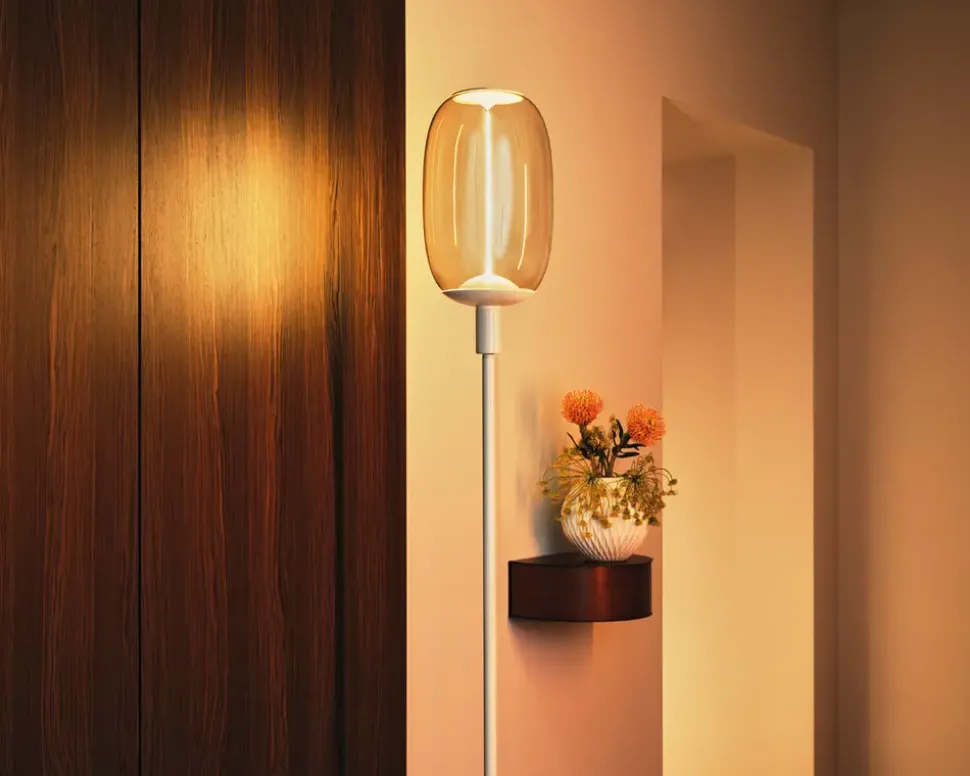 Pære Vintage oval guld E27 H.37 cm