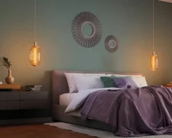 Pære Vintage oval guld E27 H.37 cm