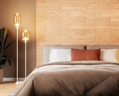 Pære Vintage oval guld E27 H.30 cm