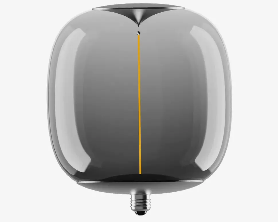 Pære Vintage oval smoke E27 H.30 cm