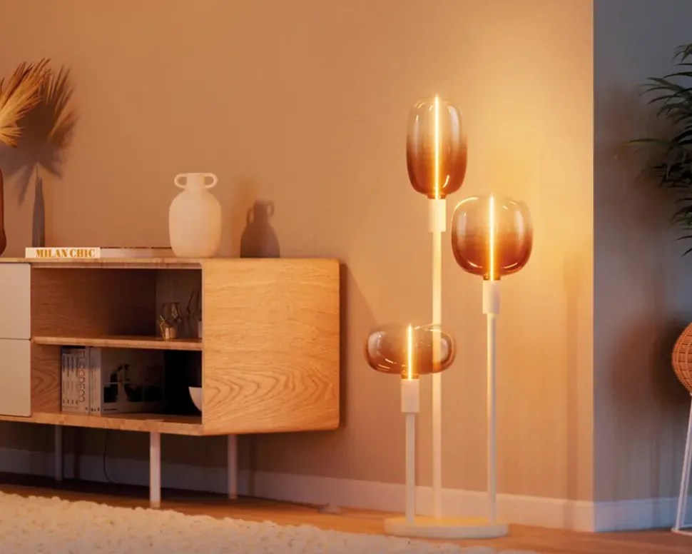 Pære Vintage smoke E27 H.37 cm