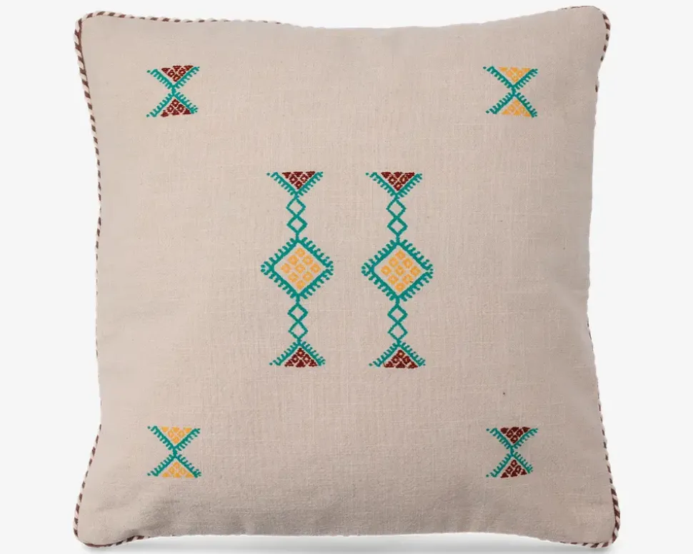 Pude atlas print 45x45 cm