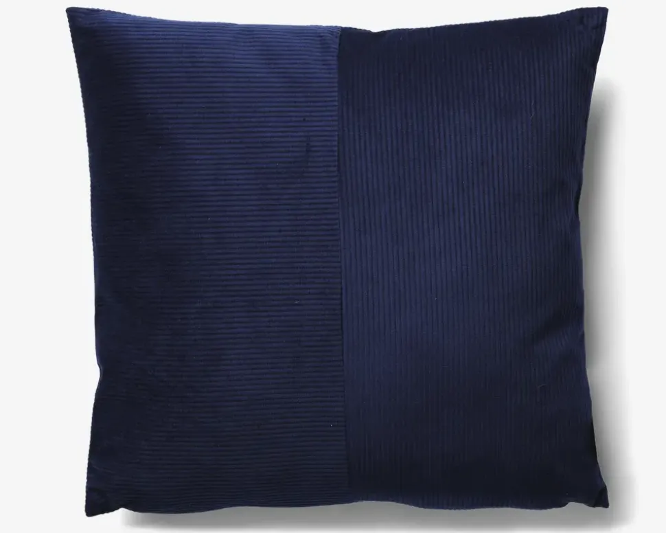 Pude blå m/fyld 45x45 cm