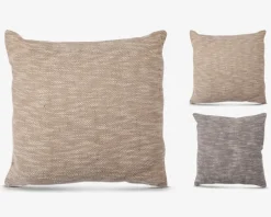 Pude Natur/Grå Ass 45x45 cm
