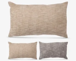 Pude Natur/Grå Ass 50x30 cm