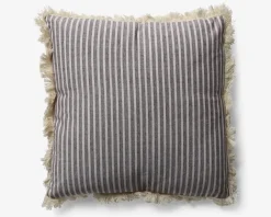 Pude rød m/frynser 45x45 cm