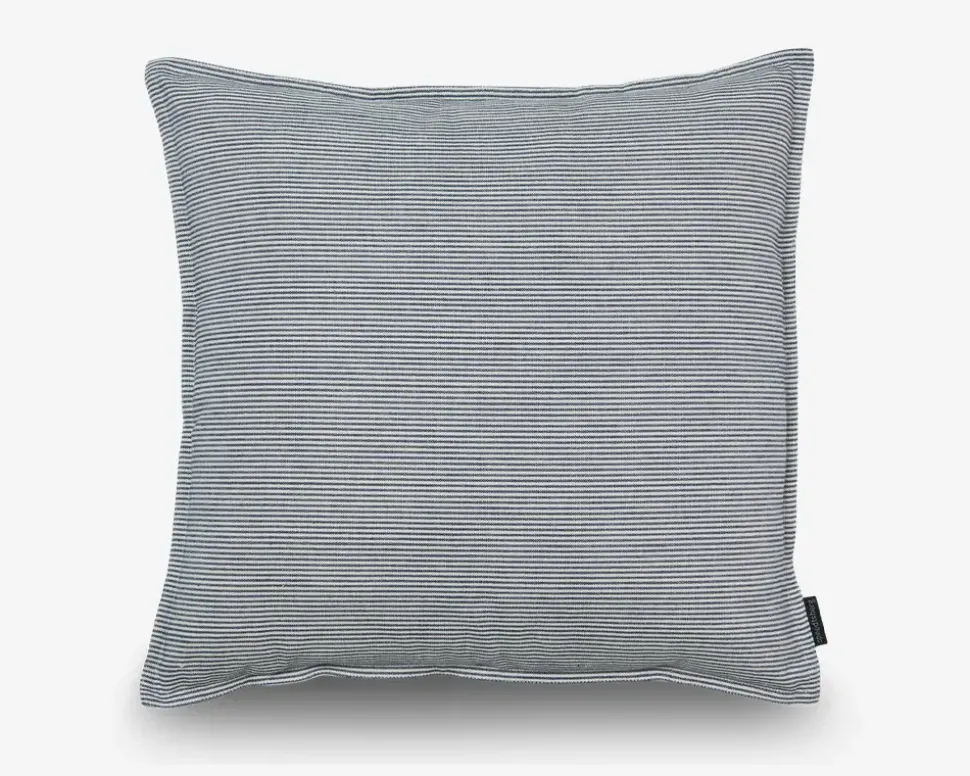 Pude Striber Blå Bomuld 50x50 cm