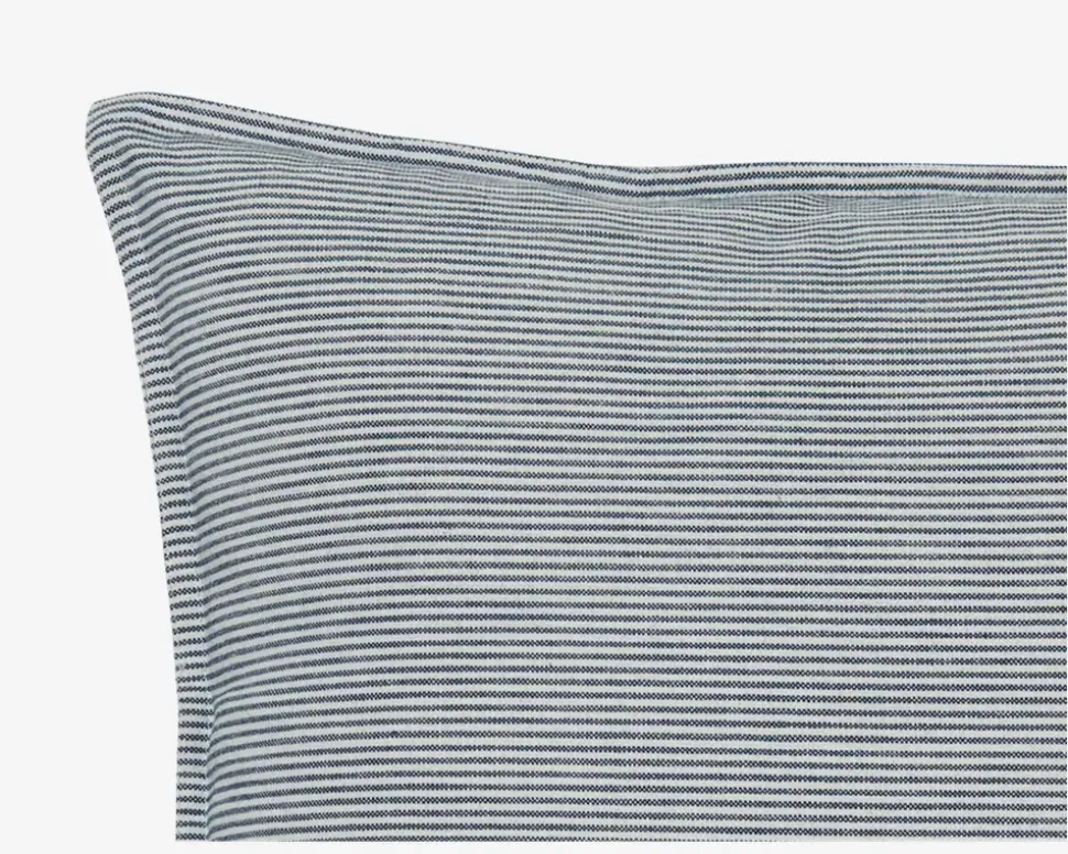 Pude Striber Blå Bomuld 50x50 cm