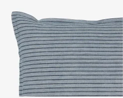 Pude Striber Mørk Blå Bomuld 50x50 cm