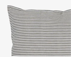 Pude Striber Mørk Grøn Bomuld 60x60 cm