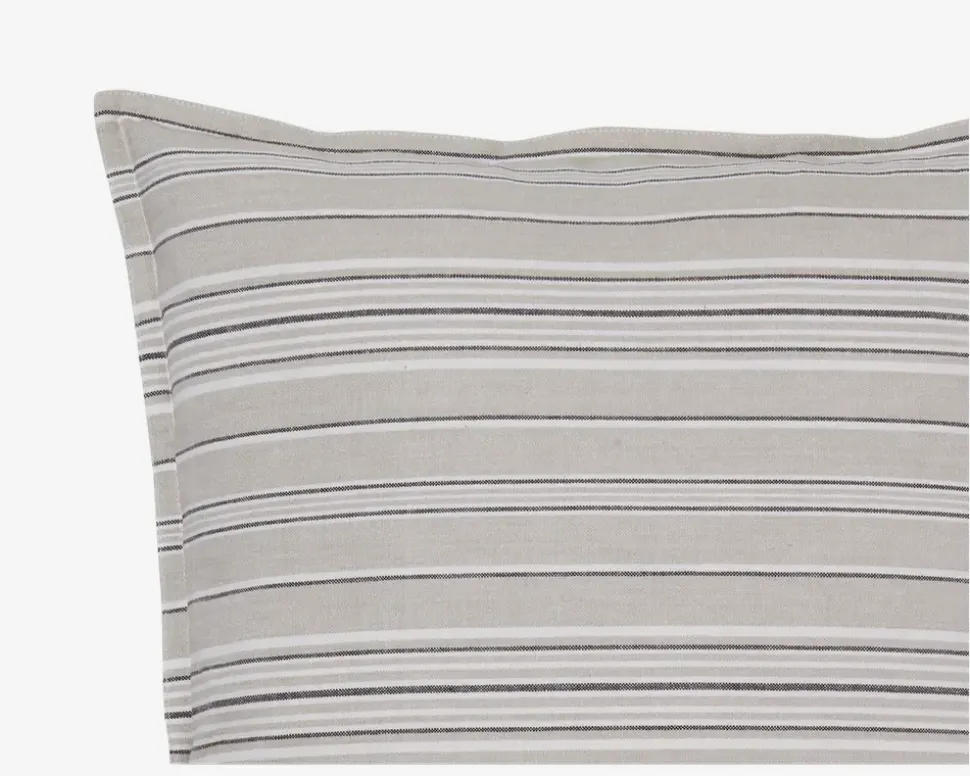 Pude Striber Nature Bomuld 50x50 cm