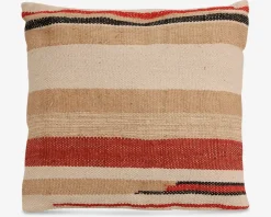 Pude stribet tufted 50x50 cm