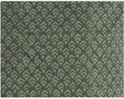 Pude Velour/Bomuld Grøn