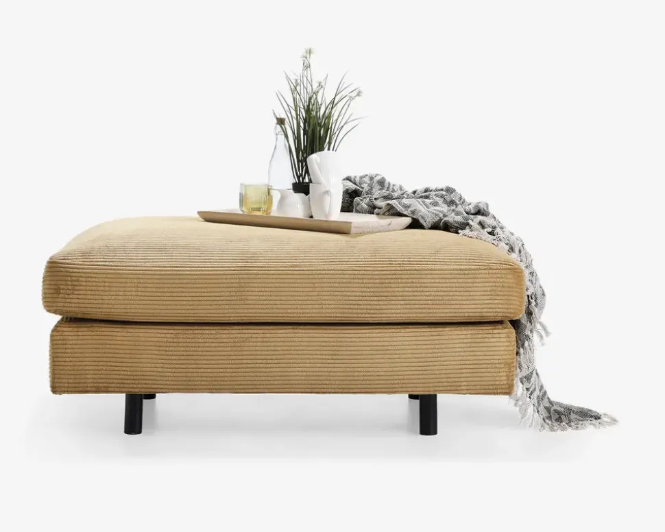 Puf Motive gul fløjl