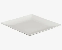Quadro Tallerken Flad 26x26 cm Hvid