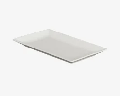 Quadro Tallerken Rektangulær 25x15 cm Hvid