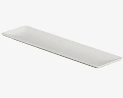 Quadro Tallerken Rektangulær 30x8 cm Hvid