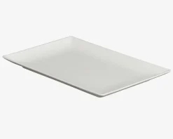 Quadro Tallerken Rektangulær 30x20 cm Hvid
