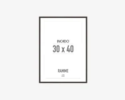 Ramme Røget Eg Slim 30 x 40 cm