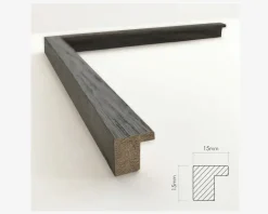 Ramme Røget Eg Slim 30 x 40 cm