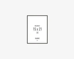 Ramme Røget Eg Slim 15 x 21 cm