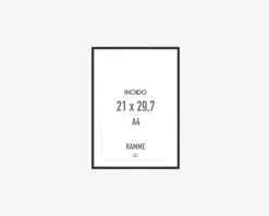 Ramme Røget Eg Slim 21 x 29,7 cm