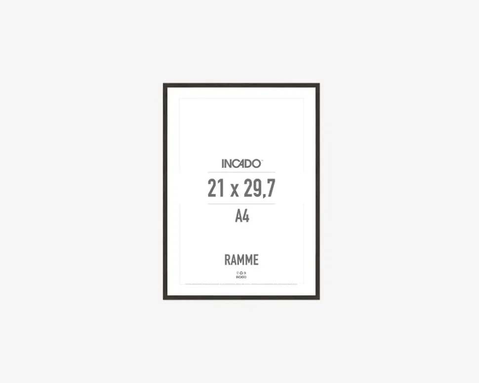 Ramme Røget Eg Slim 21 x 29,7 cm