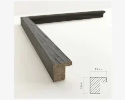 Ramme Røget Eg Slim 50 x 70 cm