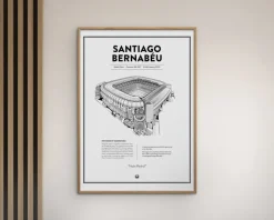 Real Madrid - Santiago Bernabeu 50x70 cm