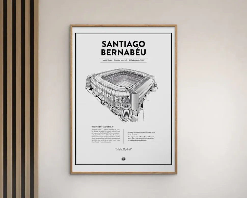 Real Madrid - Santiago Bernabeu 50x70 cm