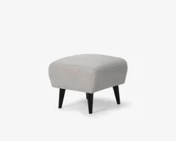 Øreklapstol Inkl. Fodskammel beige