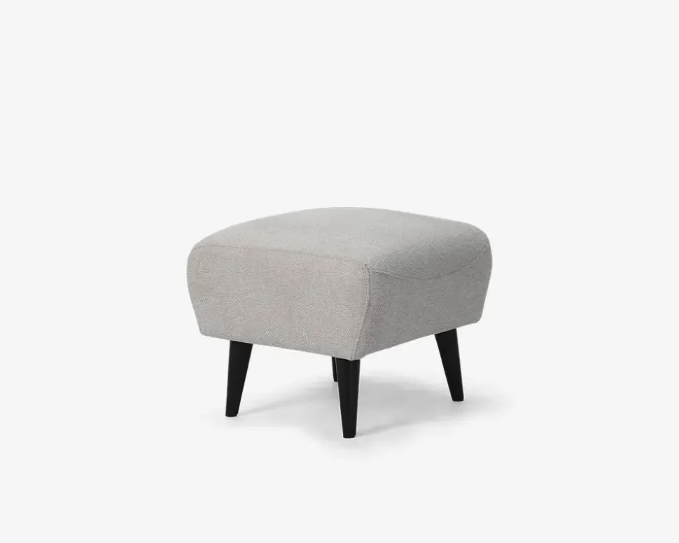 Øreklapstol Inkl. Fodskammel beige