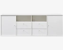 Reol Mistral 4 Sekt. m/2 Døre og 4 Skuffer