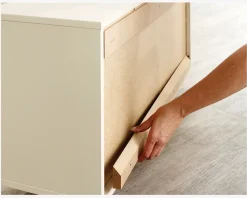 Reol Mistral 5 Sekt. m/4 Døre og 2 Skuffer Eg