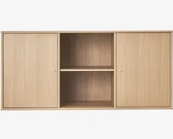 Reol Mistral 3 Sekt. m/2 Døre Eg