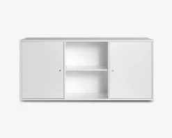 Reol Mistral 3 Sekt. m/2 Døre Hvid