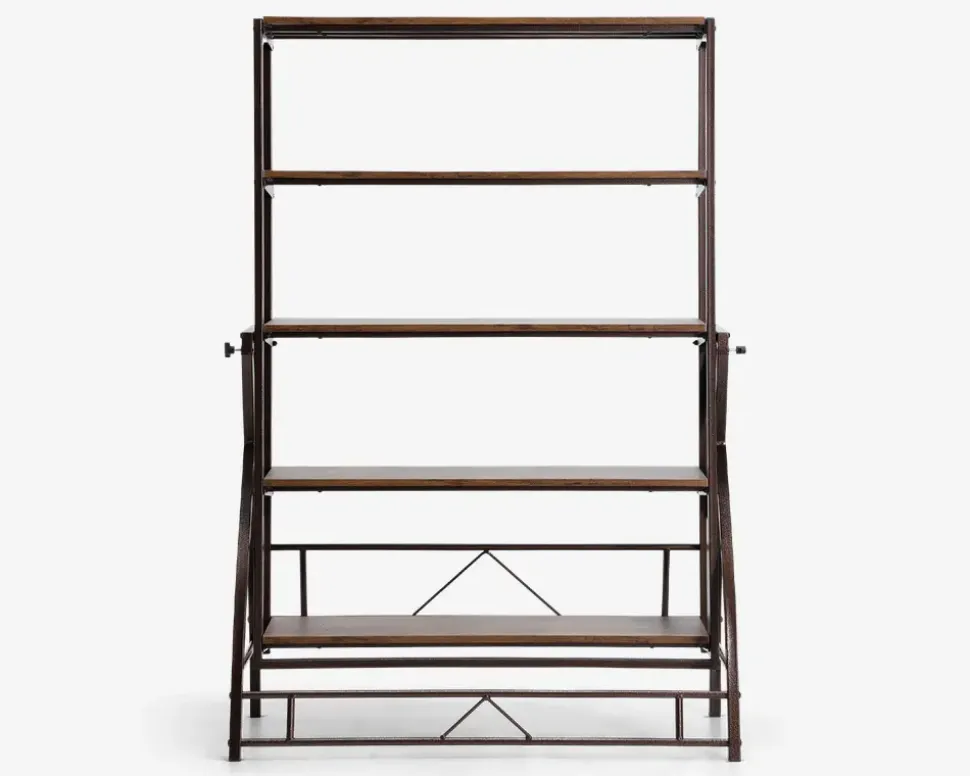 Reol spisebord i antik farvet kunstfiner