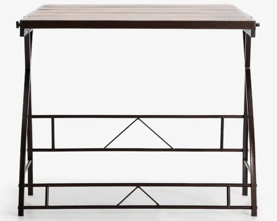 Reol spisebord i antik farvet kunstfiner